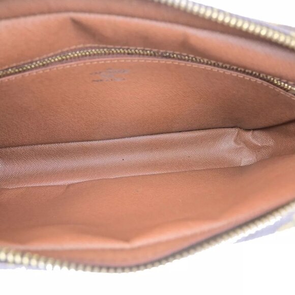 LOUIS VUITTON Marly Dragonne GM Clutch Hand Bag Monogram Brown - Picture 16 of 16